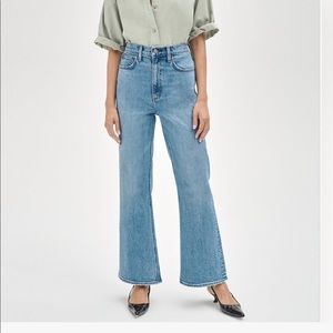 Twiggy High Rise Flare 28L jeans, Denim Forum from Aritzia